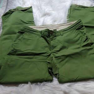 3/$15 Green khakis